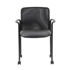 Mesh Guest Chair With Casters Black - Boss Office Products -Furniture Specialty Store GUEST 3222fbc3 de0b 4c56 89a6 2c406e4c2a14