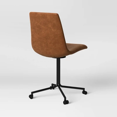 Bowden Office Chair With Casters Caramel - Project 62™ 5 Bowden Office Chair With Casters Caramel - Project 62™ - Image 3