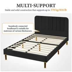 Yaheetech Upholstered Platform Bed Frame With Square Tufted Fabric Headboard -Furniture Specialty Store GUEST 336ad7ab ddc0 4654 8471 3ff04e1e962a