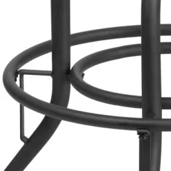 Merrick Lane Counter Stool Contemporary Black Faux Leather Backless Stool With Swivel Seat Height Adjustment And Footrest -Furniture Specialty Store GUEST 337eb5a1 3bb5 4388 bf00 7015daf8422a