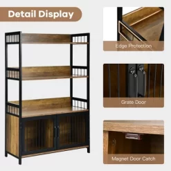 Costway 3-Tier Baker's Rack Industrial Kitchen Microwave Oven Stand W/Storage Cabinet 17 Costway 3-Tier Baker's Rack Industrial Kitchen Microwave Oven Stand W/Storage Cabinet -Furniture Specialty Store GUEST 33ab6997 bb5e 4a0d 8a31 2eb1b0c65cd5