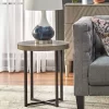 Era Round Contemporary End Table Gray/Black  - Buylateral -Furniture Specialty Store GUEST 341b6d6c 7be2 4a5c 9a67 120a29b66d34