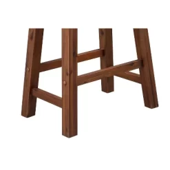 3pc Rectangular Brittany Bar Height Dining Set Wire Brushed Finish Chestnut - Boraam -Furniture Specialty Store GUEST 34ebbd3a 4d0e 4044 8fcf 9932ee2b220a