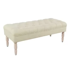 Classic Tufted Medium Bench - HomePop