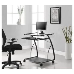 Edgeview Mobile Computer Desk - Black - Room & Joy -Furniture Specialty Store GUEST 351781e5 817c 4ecb 95e8 a56ca6fde82c