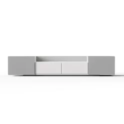 Modern TV Stand For 70" TV With Large Storage And Magnetic Doors, White - ModernLuxe -Furniture Specialty Store GUEST 35aa90e6 34c9 4642 aae8 f38918899883