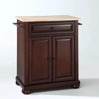 Alexandria Wood Top Portable Kitchen Island/Cart - Crosley 11 Alexandria Wood Top Portable Kitchen Island/Cart - Crosley - Image 9