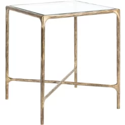 Jessa Forged Metal Square End Table - Brass - Safavieh -Furniture Specialty Store GUEST 37f0dd03 027a 43eb 9170 aea45e3b635a