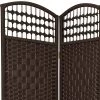 5 1/2 Ft. Tall Fiber Weave Room Divider - Dark Mocha (3 Panels) -Furniture Specialty Store GUEST 387fcb3c 54a2 4c47 a851 87f189dfd8c3
