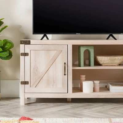 Clarabelle Rustic Industrial Barn Door TV Stand For TVs Up To 50" - Saracina Home 9 Clarabelle Rustic Industrial Barn Door TV Stand For TVs Up To 50" - Saracina Home - Image 7