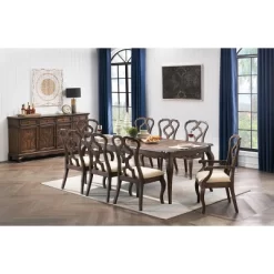 Chateau Dining Table Brown - Treasure Trove Accents -Furniture Specialty Store GUEST 39d318c1 e2a4 47d4 ac28 3ad91f6987ee