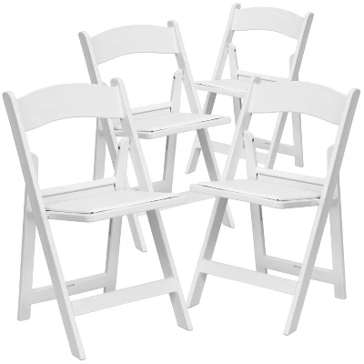 Emma And Oliver Set Of 4 800 Lb Weight Capacity Indoor/Outdoor Resin Folding Chairs 15 Emma And Oliver Set Of 4 800 Lb Weight Capacity Indoor/Outdoor Resin Folding Chairs - Image 13