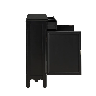 Leith 2Door Console Black - Powell Company 6 Leith 2Door Console Black - Powell Company - Image 4