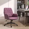 Vinsetto Modern Mid-Back Tufted Velvet Fabric Home Office Desk Chair With Adjustable Height, Swivel Adjustable Task Chair With Padded Armrests, Purple 2 Vinsetto Modern Mid-Back Tufted Velvet Fabric Home Office Desk Chair With Adjustable Height, Swivel Adjustable Task Chair With Padded Armrests, Purple -Furniture Specialty Store GUEST 3af2a5f8 aa76 4e46 9b94 0506fa0aef5c