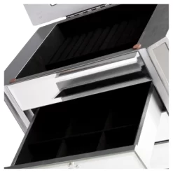 Melanie 7 Drawer Glam Jewelry Armoire Mirrored/Brushed - Aiden Lane 16 Melanie 7 Drawer Glam Jewelry Armoire Mirrored/Brushed - Aiden Lane -Furniture Specialty Store GUEST 3b8096d4 4555 4f4d b0b0 1d44f0f2e14e