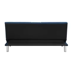 Miley Convertible Futon Sectional Sofa Navy Blue - Serta -Furniture Specialty Store GUEST 3b8a063e 08d4 4e9d b972 28de9bcdc6f5