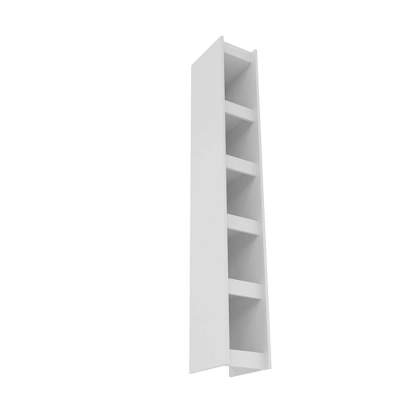 71.65" Parana 5 Shelf Bookcase White - Manhattan Comfort 7 71.65" Parana 5 Shelf Bookcase White - Manhattan Comfort - Image 5