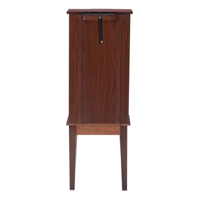 Francesca Jewelry Armoire Merlot Brown - Powell Company 9 Francesca Jewelry Armoire Merlot Brown - Powell Company - Image 7