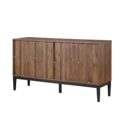 Hargapas 55" Morden 4 Door Storage Sideboard With Metal Legs | KARAT HOME -Furniture Specialty Store GUEST 3ca6d9cf baeb 4477 bce6 2c26f208f866