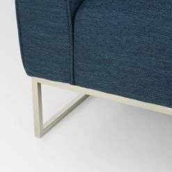 Canisbay Modern Sofa Navy Blue - Christopher Knight Home -Furniture Specialty Store GUEST 3cc766bb e5b4 41f8 83bb c910337c3318