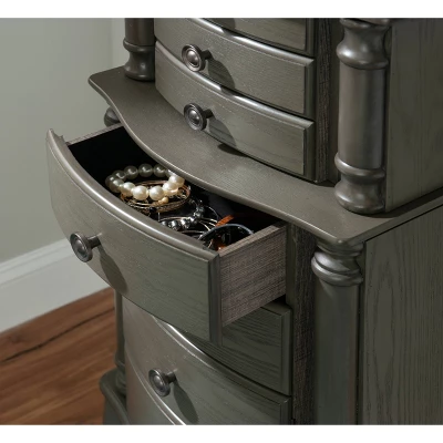 Sedalia Jewelry Armoire Gray - Powell Company 14 Sedalia Jewelry Armoire Gray - Powell Company - Image 12