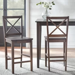 Set Of 2 30" Virginia Cross Back Chairs - Buylateral -Furniture Specialty Store GUEST 3e486af4 288c 40c2 b19d 15ea67daf77e