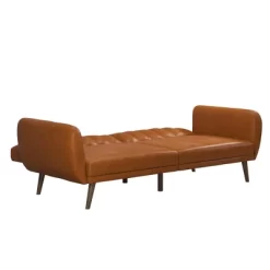 Brittany Futon Convertible Sofa Faux Leather - Novogratz -Furniture Specialty Store GUEST 3e7e41b3 7739 4ae0 9a0e 7251b30ddc6a