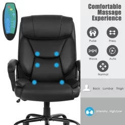 Costway Big & Tall 500lb Massage Office Chair E Xecutive PU Leather Computer Desk Chair 15 Costway Big & Tall 500lb Massage Office Chair E Xecutive PU Leather Computer Desk Chair -Furniture Specialty Store GUEST 3e8c8118 2f29 4152 8b74 121cd12ac366