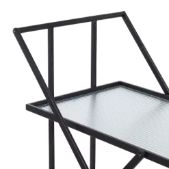 Industrial Metal Bar Cart Black - Olivia & May -Furniture Specialty Store GUEST 3e9d67e4 2a8e 47bc 92c5 f8da2015e55d