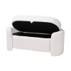 Oakes Boucle Upholstered Storage Bench Ivory - Baxton Studio -Furniture Specialty Store GUEST 3eec88f0 db39 4dac aa51 8df12c0f8ba5