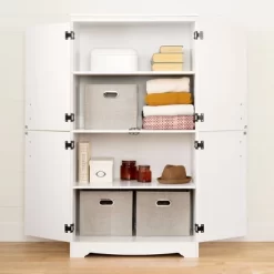 Farnel 4 Door Storage Cabinet Pure White - South Shore -Furniture Specialty Store GUEST 3fa954ec 3d3b 4e8f 9f91 1deb5b685dcc