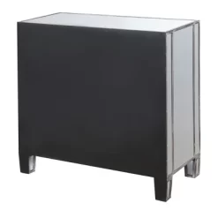 Gold Coast Vineyard 2 Drawer Mirrored Cabinet Weathered Gray - Breighton Home -Furniture Specialty Store GUEST 3fcddafe 46c1 4eae b486 ae1ad0974b22