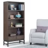 66" Devlin Mid-Century Bookshelf Walnut Brown - WyndenHall -Furniture Specialty Store GUEST 4076a7c1 4349 4b63 8694 8ef0d0098978