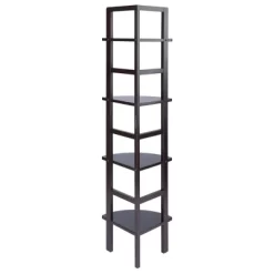 Aiden Corner Bakers Rack Coffee - Winsome Wood -Furniture Specialty Store GUEST 417784aa 6fea 4d0c 80b0 74fd61105850