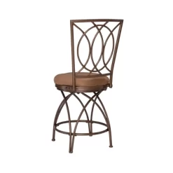 24.5" Dana Big & Tall Metal Crossed Legs Counter Height Barstool Bronze - Powell Company -Furniture Specialty Store GUEST 4208edde c57b 4238 a1e8 ebf5b92ee659