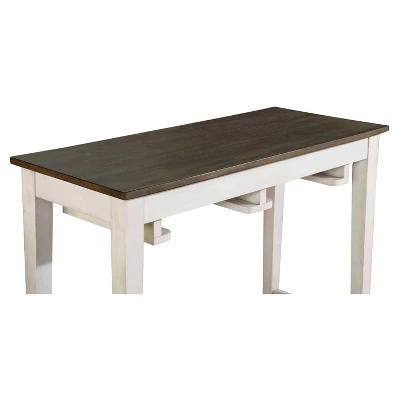 3pc Helbrana Bar Height Dining Set White/Gray - HOMES: Inside + Out 7 3pc Helbrana Bar Height Dining Set White/Gray - HOMES: Inside + Out - Image 5