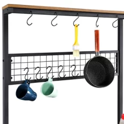 Yaheetech Kitchen Bakers Rack With 4 Storage Shelves 9 Yaheetech Kitchen Bakers Rack With 4 Storage Shelves -Furniture Specialty Store GUEST 4255ef3d 3f7b 4f45 b45c c247e3ed908b
