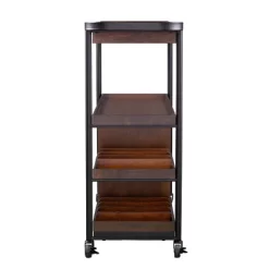 Tansley Rolling Wine Cart Brown - Aiden Lane -Furniture Specialty Store GUEST 42afabc1 2874 4af3 9a34 c2c8958b9145