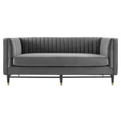 Devote Channel Tufted Performance Velvet Loveseat - Modway -Furniture Specialty Store GUEST 431e9905 9d75 4072 8373 7d0ceca210d3