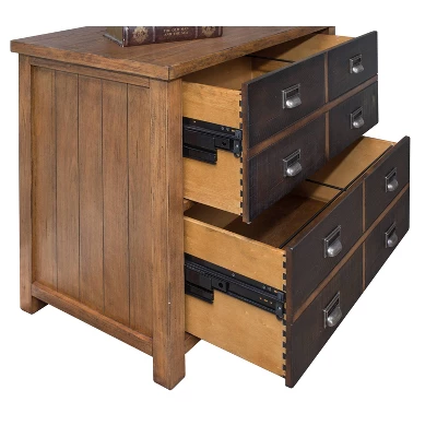 Heritage File Cabinet Brown - Martin Furniture 4 Heritage File Cabinet Brown - Martin Furniture - Image 2