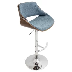 Set Of 2 Fabrizi Mid-Century Modern Adjustable Barstool - LumiSource -Furniture Specialty Store GUEST 4370717e e78f 40eb bbde 265b898536a9