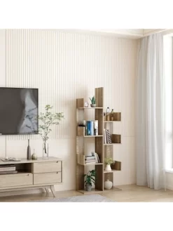 Year Color Rustic Wood Freestanding Industrial Bookshelf For Storage In Bedroom, Living Room, And Office -Furniture Specialty Store GUEST 45edbc63 58b8 4a65 a522 4fffdcfa6930