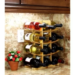 Oceanstar 12-Bottle Natural Wine Rack -Furniture Specialty Store GUEST 46218f05 5ebb 4936 bddd 24f766cdaa54