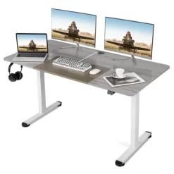 Costway Electric Height Adjustable Standing Desk, Sit To Stand Computer Workstation Home Office Desk -Furniture Specialty Store GUEST 463b7c4a c361 40da 9943 86d71a990a1f