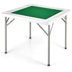 Costway 35'' 4-Player Mahjong Card Game Portable Folding Table W/Cup & Coin Holder -Furniture Specialty Store GUEST 46655ccc 3aa8 46bd 9747 7c51107bc458