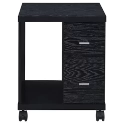 Russell 2 Drawer Mobile CPU Stand With Caster Wheels - Coaster -Furniture Specialty Store GUEST 473b8f36 7111 4871 a5de f06f7b601812