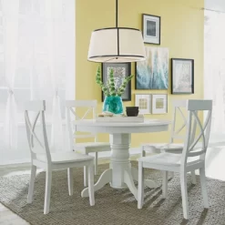 Warwick Dining Table Set Off White - Homestyles