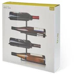 True Align Wall-Mounted Wine Rack, Black Wrought Iron, Holds Four Standard Wine Bottles, 14.75" X 14.25" X 3" 9 True Align Wall-Mounted Wine Rack, Black Wrought Iron, Holds Four Standard Wine Bottles, 14.75" X 14.25" X 3" -Furniture Specialty Store GUEST 47be7570 0f7f 4693 ba01 c71c71a8689a