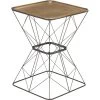 Cora Side Table Steel Gold - ZM Home
