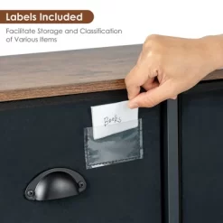 Costway 5-Drawer Dresser Storage Organizer Chest Fabric Drawer W/Labels Black 15 Costway 5-Drawer Dresser Storage Organizer Chest Fabric Drawer W/Labels Black -Furniture Specialty Store GUEST 4967e789 1d8d 47d8 b14c 852829d75b8e